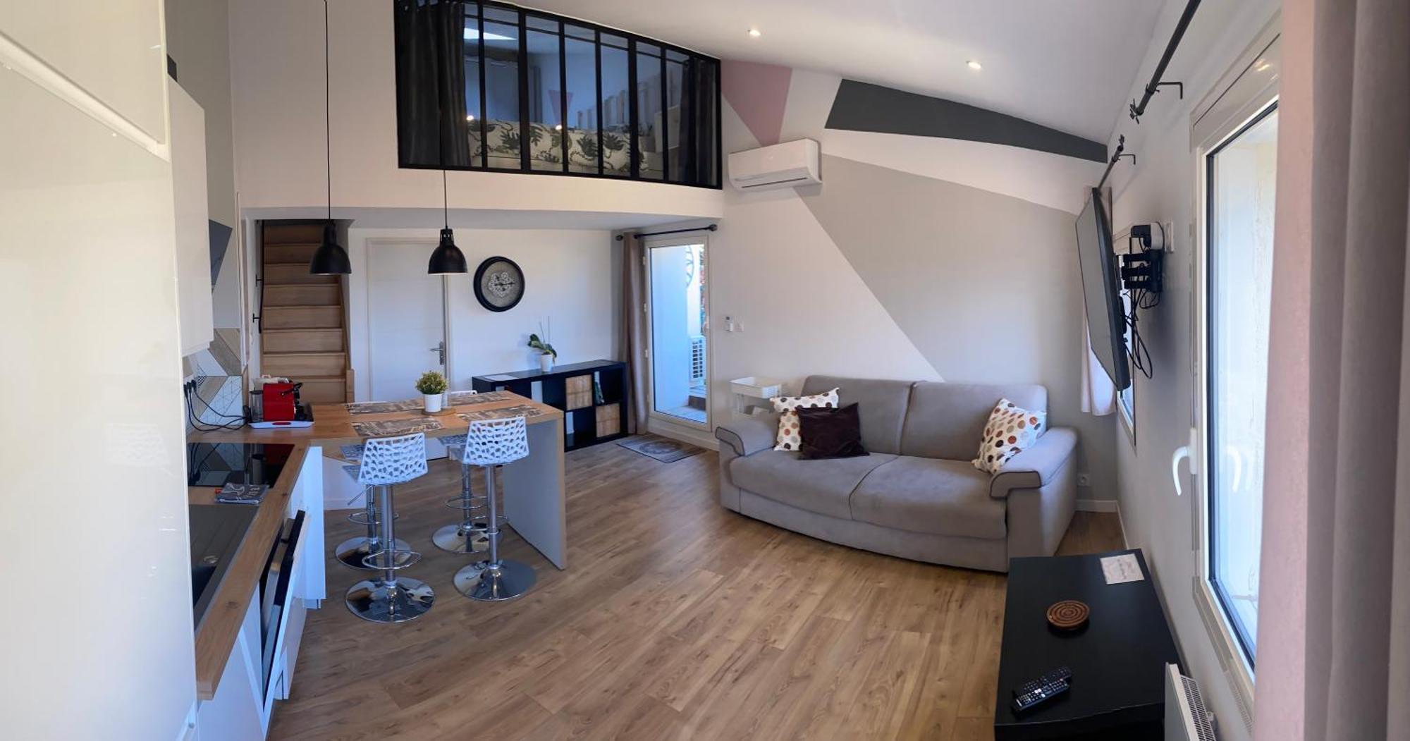 Spacieux Duplex, Vue Mer Et Belle Terrasse Hyères Exteriör bild